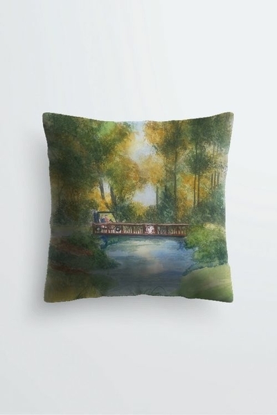 Autumn Bliss at White Squirrel Cushion