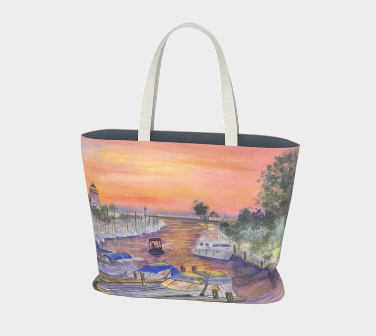 Grand Bend Sunset Beach Bag