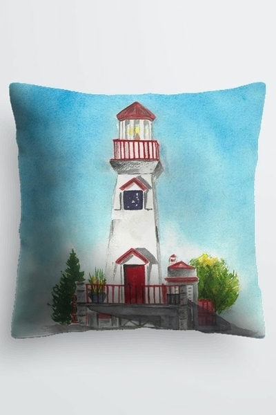 Port Credit Lighthouse Cushion