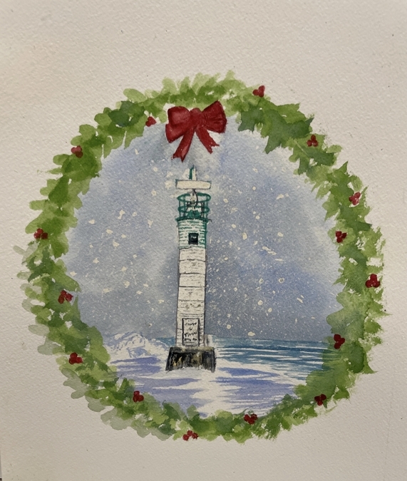 Lighthouse Wreath