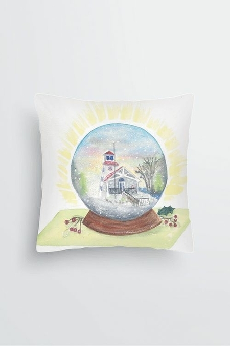 Grand Bend Snow Globe with White Background